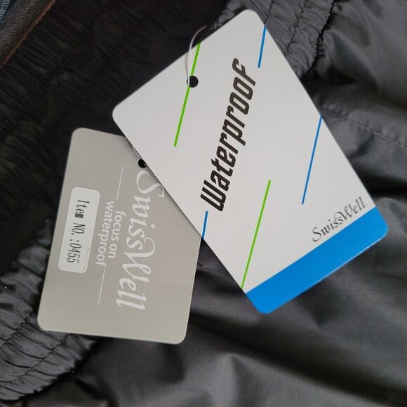 Swisswell Speedrun Pants Mens XL Black Waterproof Outdoor Fishing Camping NEW - Picture 4 of 6